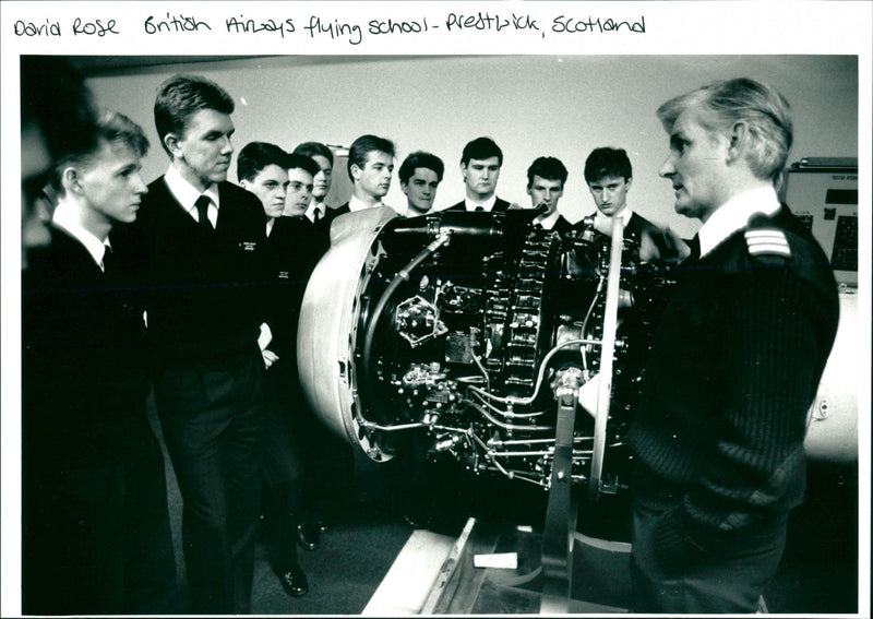 British Airways Flying School - Vintage Photograph