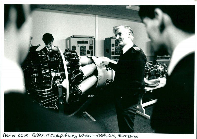 British Airways Flying School - Vintage Photograph