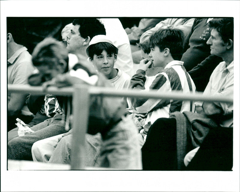 Football Fans - Vintage Photograph