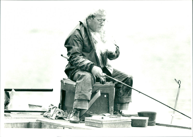 Fishing - Vintage Photograph
