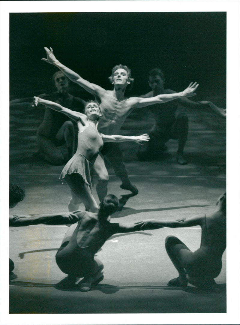 Alvin Ailey's and Duke Ellington's 'The River' at the Stockholm Opera - Vintage Photograph