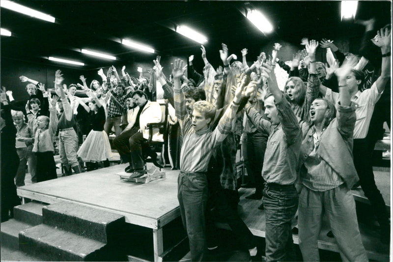 Theater Music- Stockholm's Dramatic - Vintage Photograph