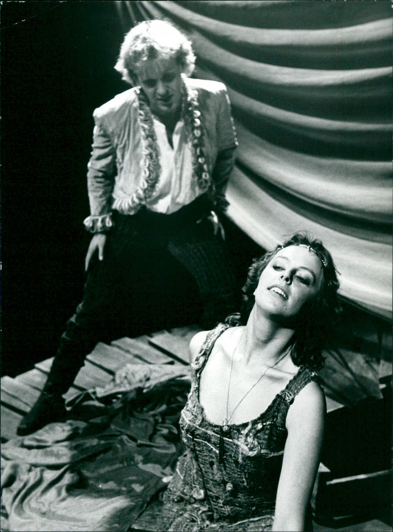 Theater
Stockholm Music-Dramatic Ensemble: Lennart Stregård and Anne Sofie von Otter - Vintage Photograph