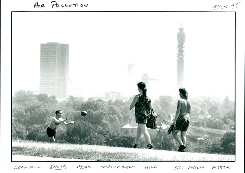 Air Pollution - Vintage Photograph