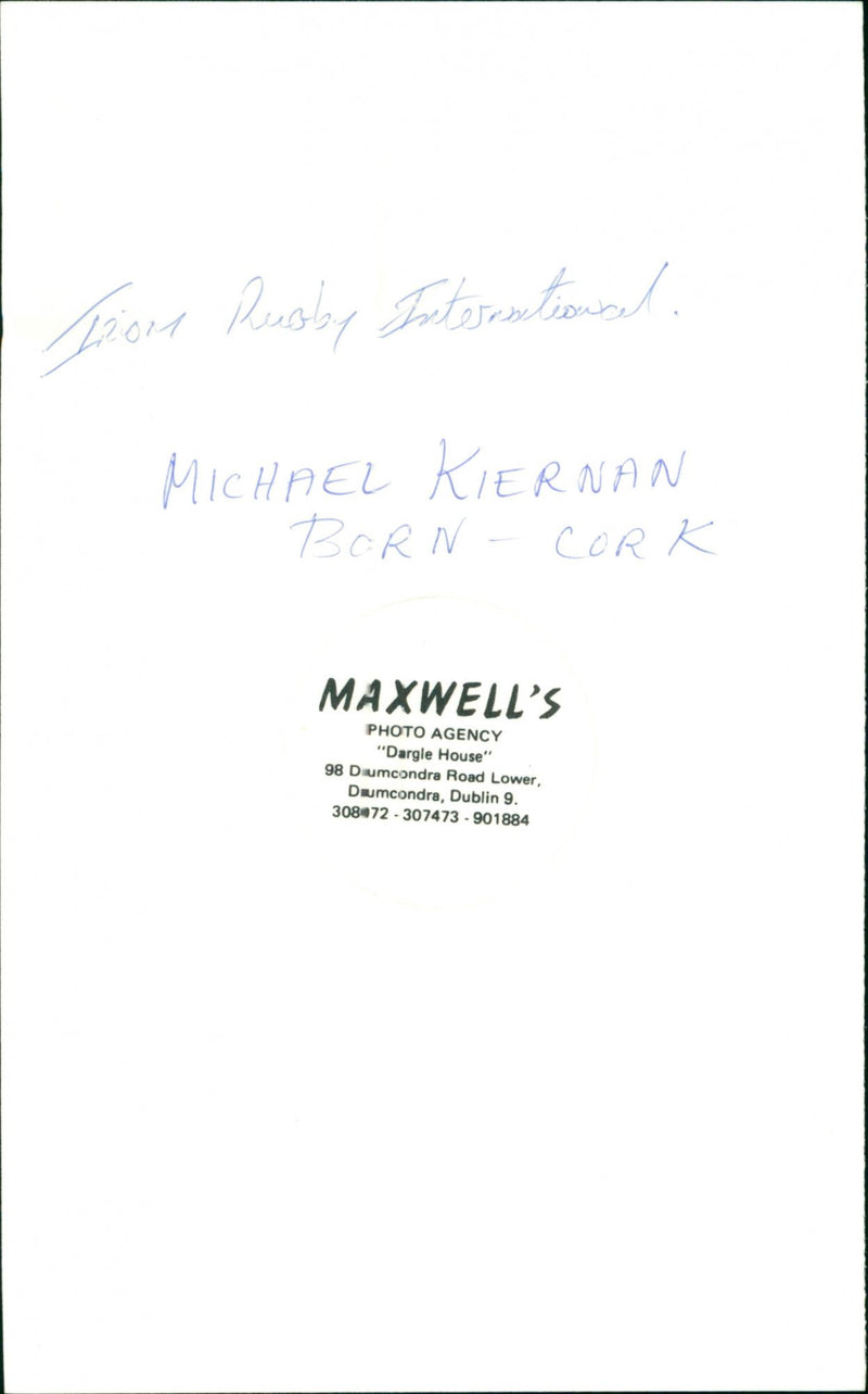 Michael Kiernan - Vintage Photograph