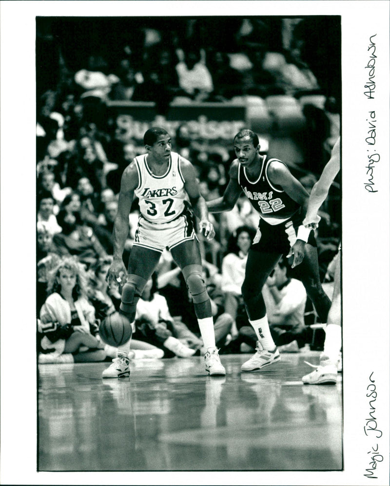 Magic Johnson (Earvin) - Vintage Photograph