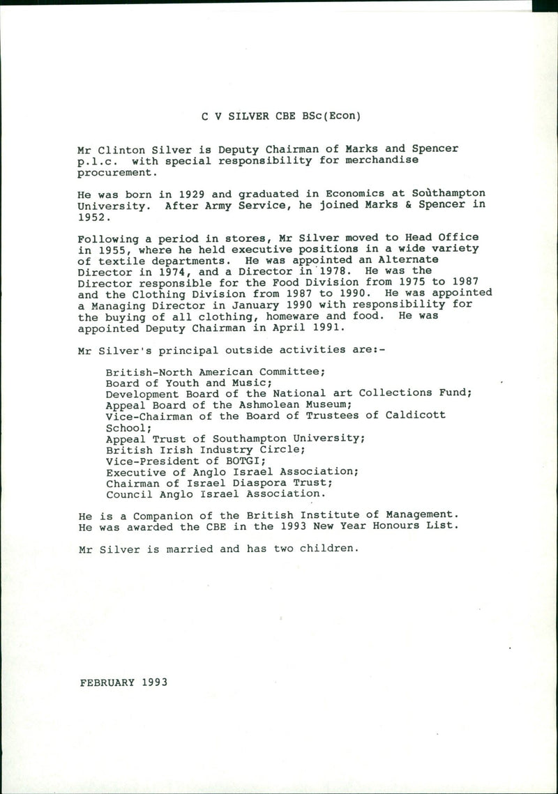 BRITISH AMERICAN MUSIC PRESIDENT - Vintage Photograph