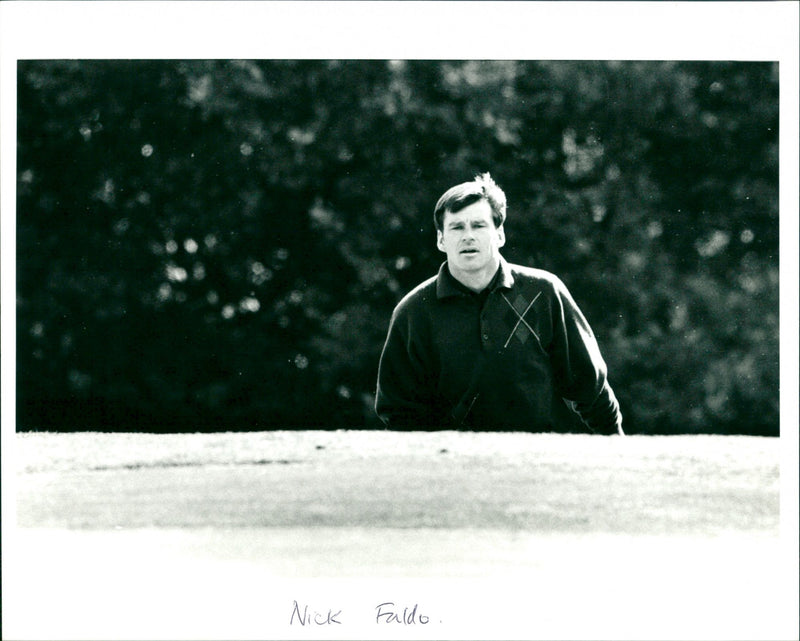 Nick Faldo - Vintage Photograph