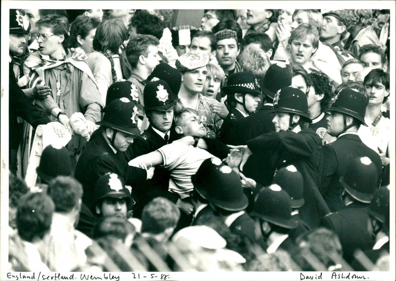 Football Hooligans - Vintage Photograph