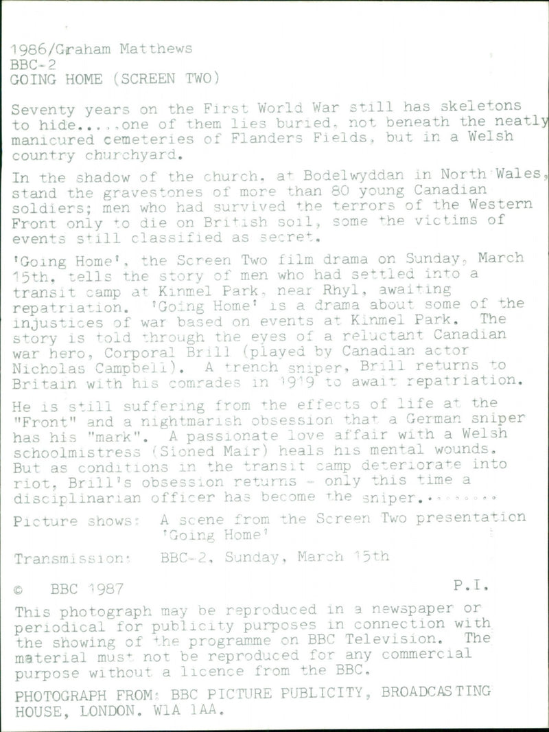 Going Home - Vintage Photograph