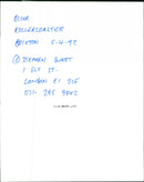 Blur - Vintage Photograph