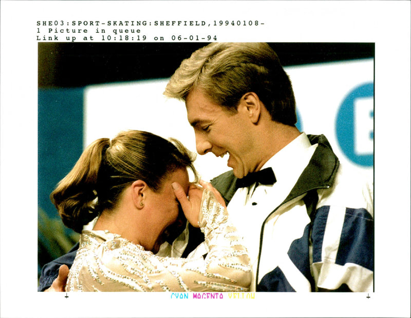 Jayne Torvill and Christopher Dean - Vintage Photograph