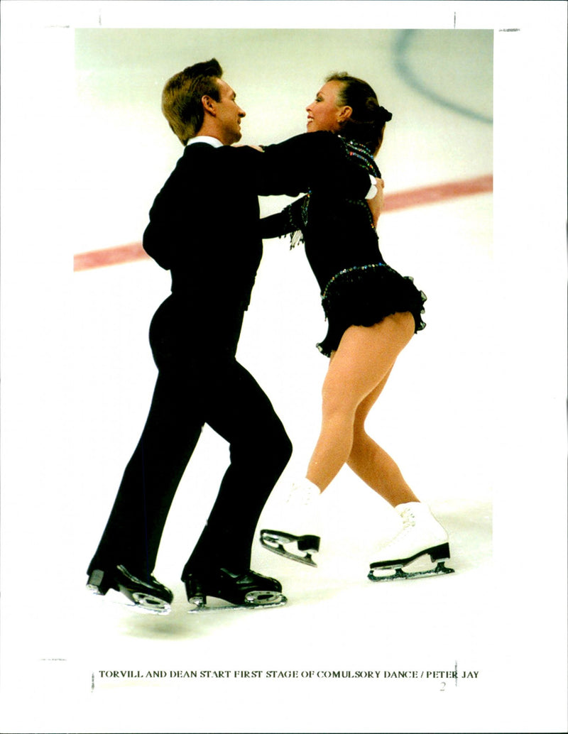 Jayne Torvill and Christopher Dean - Vintage Photograph