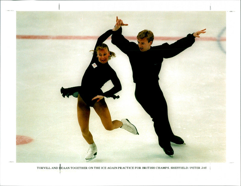 Jayne Torvill and Christopher Dean - Vintage Photograph