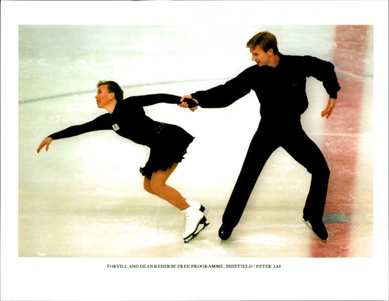 Jayne Torvill and Christopher Dean - Vintage Photograph