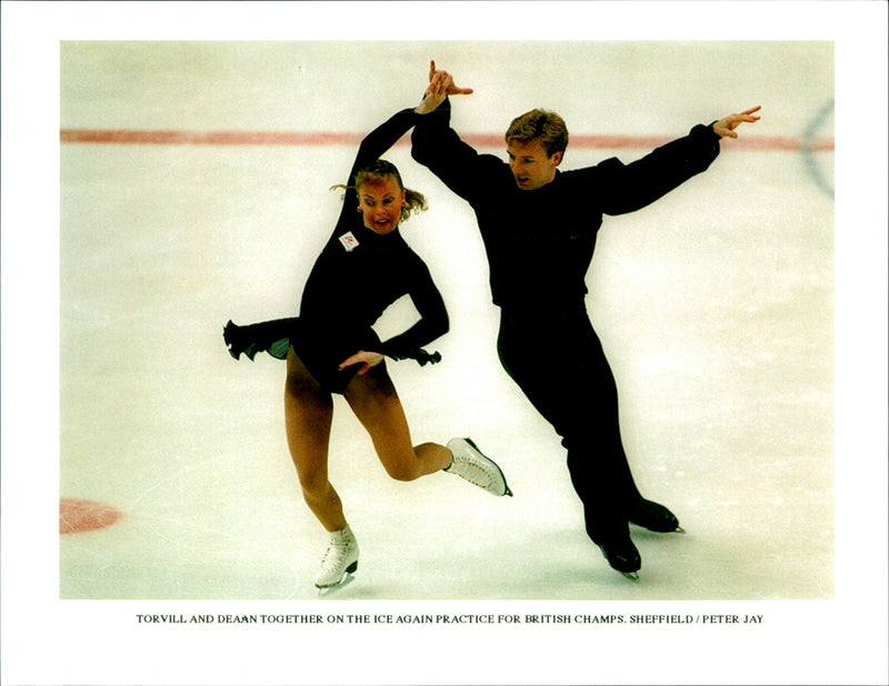 Jayne Torvill and Christopher Dean - Vintage Photograph