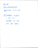 Blur - Vintage Photograph