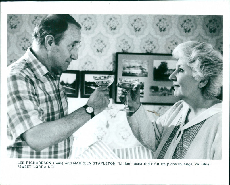 Lee Richardson and Maureen Stapleton - Vintage Photograph