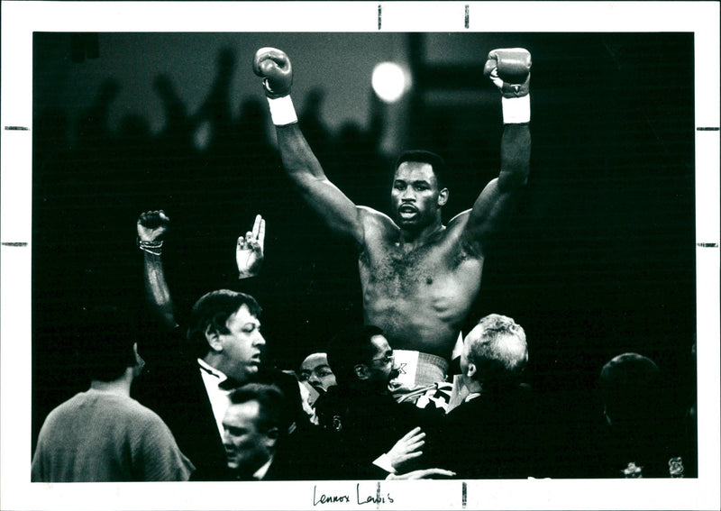 Lennox Lewis - Vintage Photograph