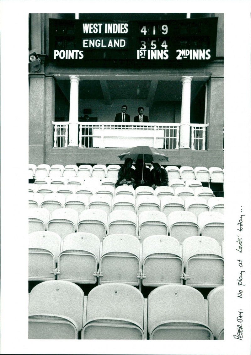 Lord's Cricket Ground - Vintage Photograph