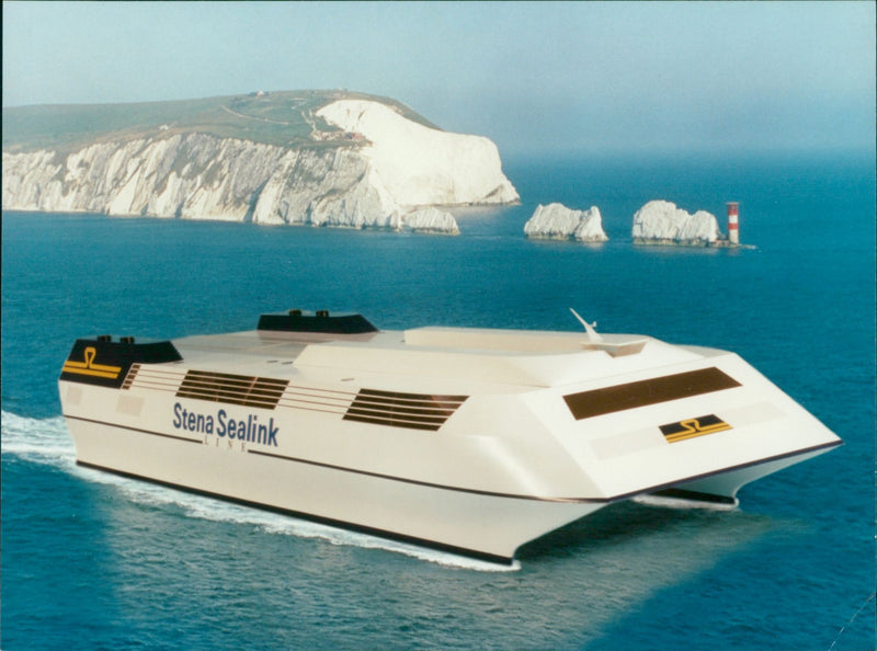 Stena HSS Ferry - Vintage Photograph