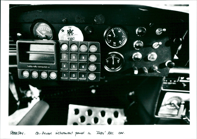 RAC Rally - Vintage Photograph