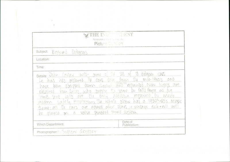 Dodgems - Vintage Photograph