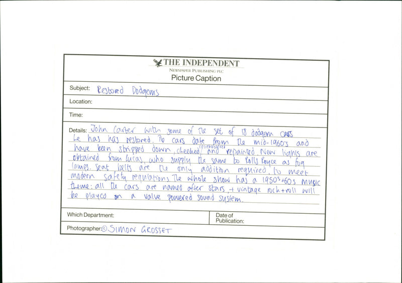 Dodgems - Vintage Photograph