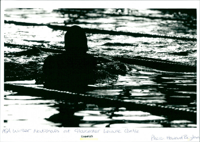 Swimming - Vintage Photograph