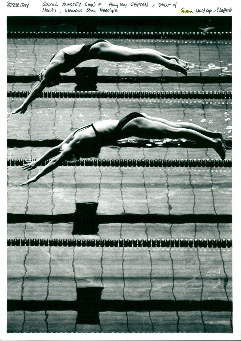 Swimming - Vintage Photograph