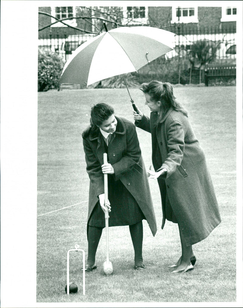 Croquet - Vintage Photograph