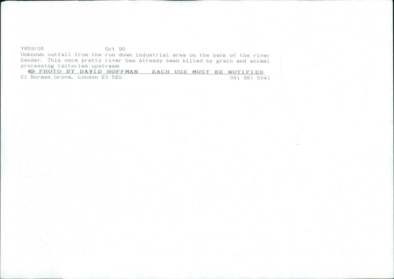 Industrial Pollution - Vintage Photograph