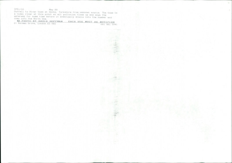 Industrial Pollution - Vintage Photograph