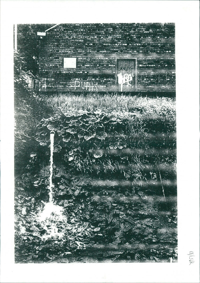 Industrial Pollution - Vintage Photograph