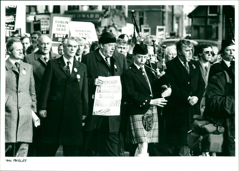 Ian Paisley - Vintage Photograph