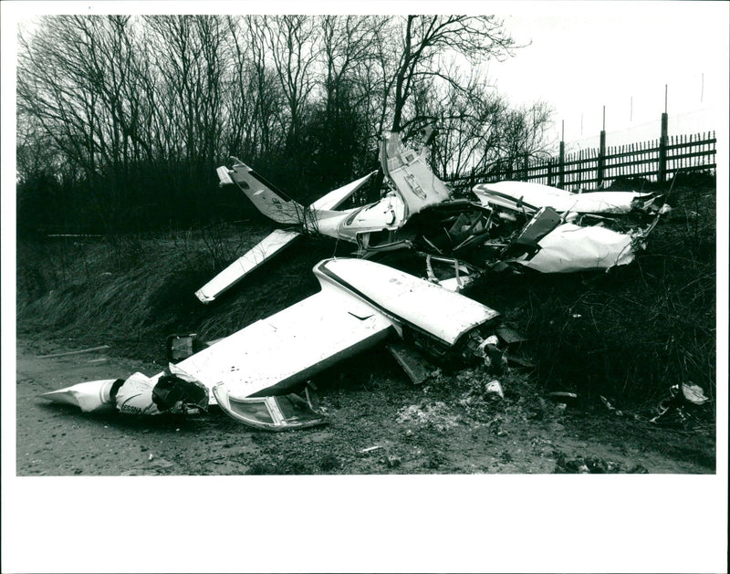 Aircraft Crash - Vintage Photograph