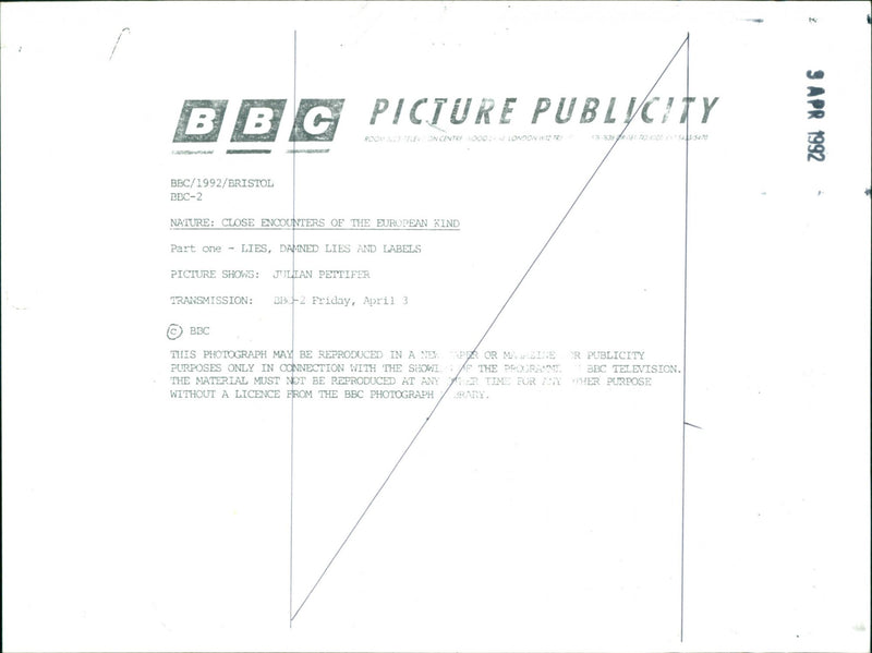 Julian Pettifer in Nature: Close Encounters of the European Kind - Vintage Photograph