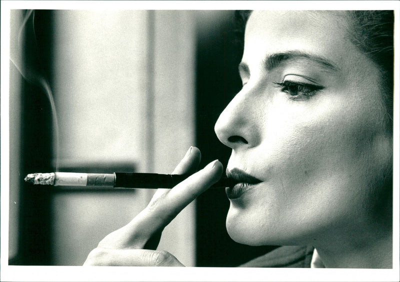 Smoking - Vintage Photograph