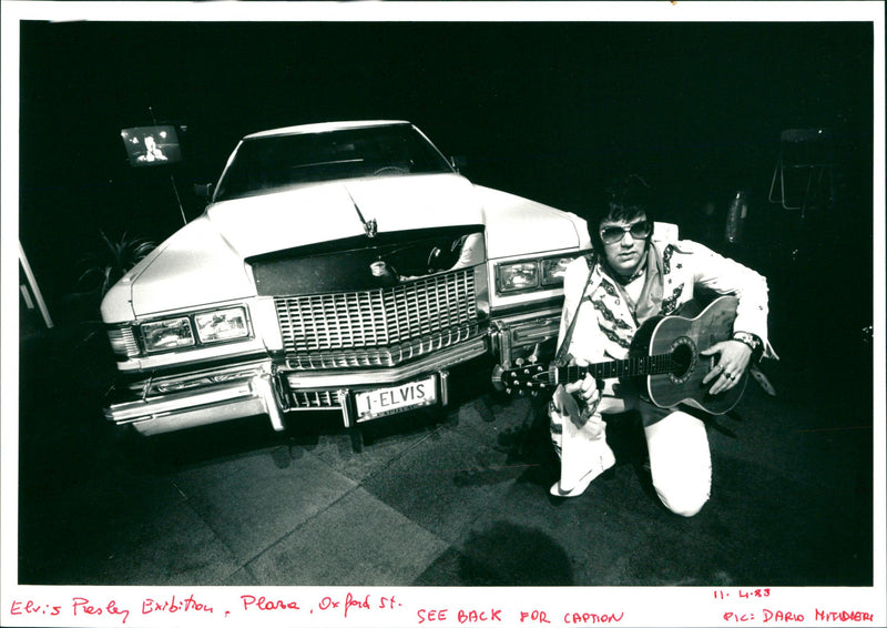 Elvis Presley Exhibition - Vintage Photograph