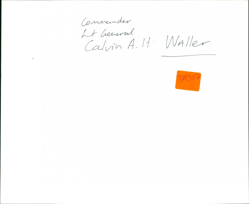 Calvin A.H. Waller - Vintage Photograph