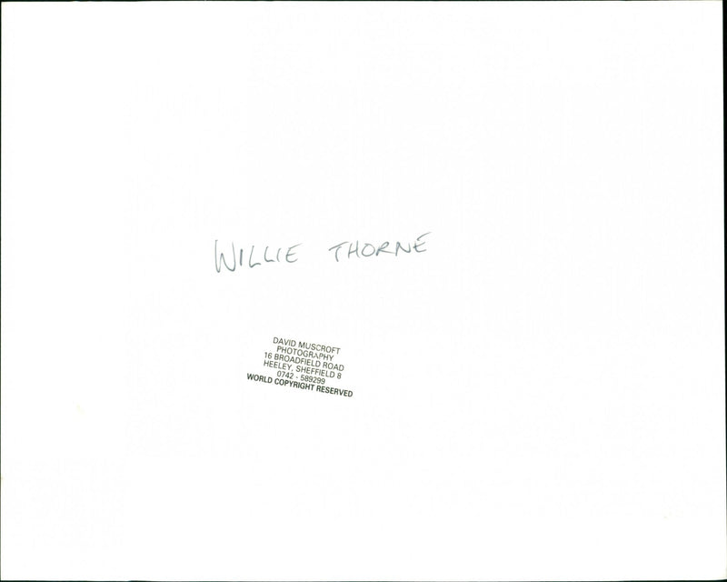 Willie Thorne - Vintage Photograph