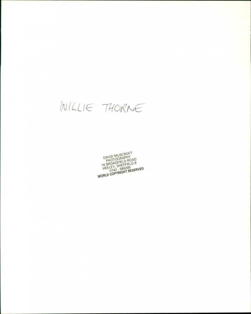 Willie Thorne - Vintage Photograph
