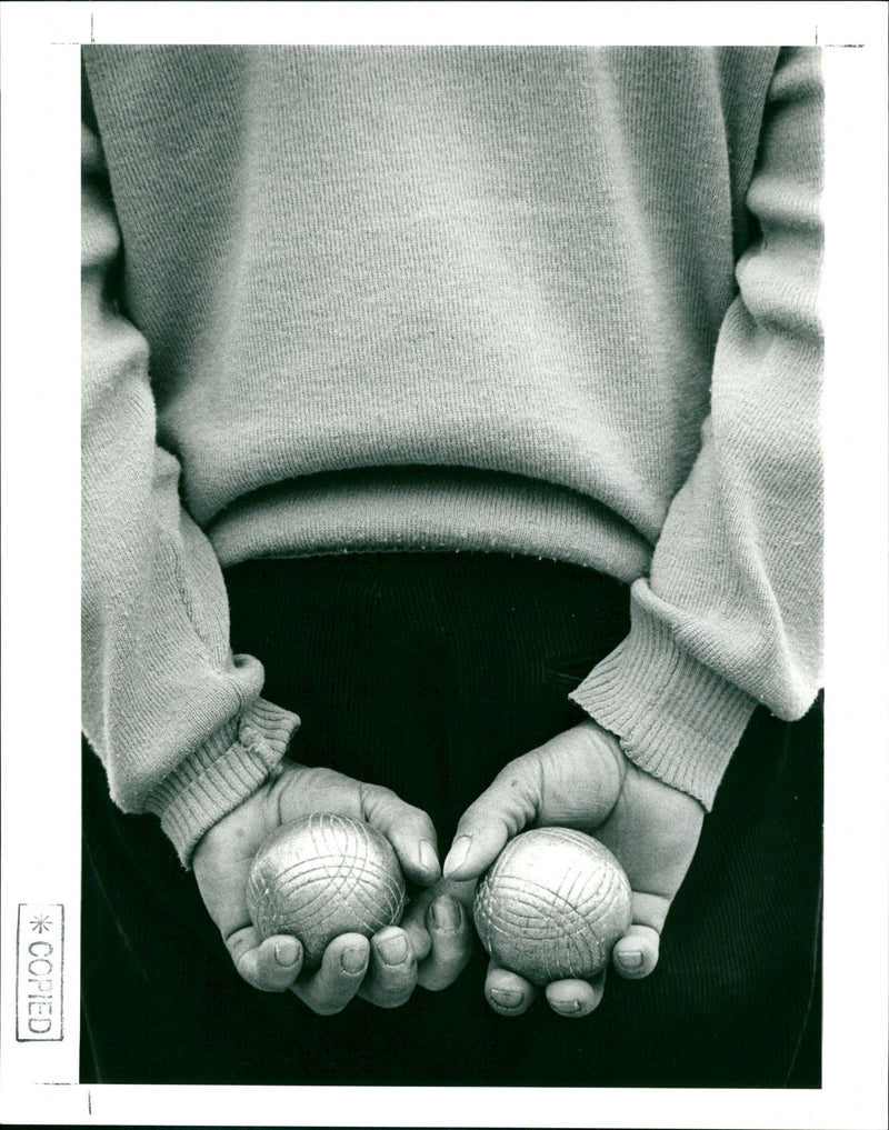 Pétanque - Vintage Photograph