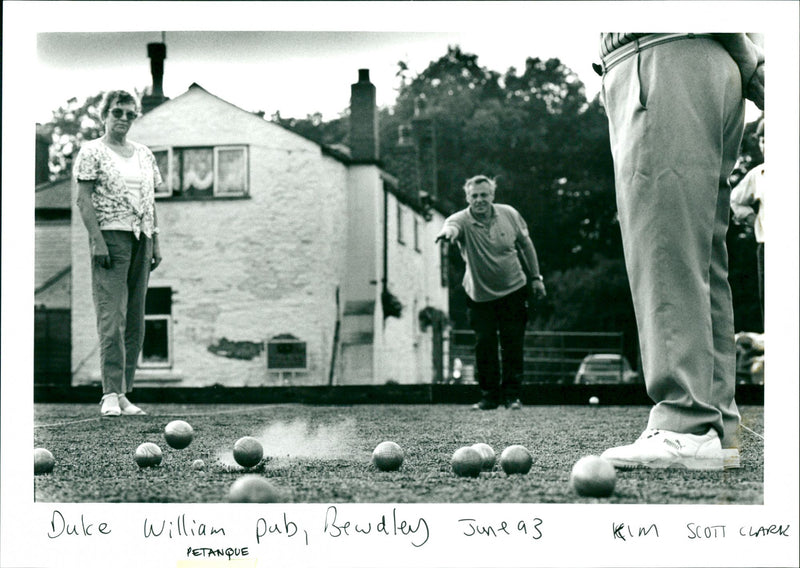 Pétanque - Vintage Photograph