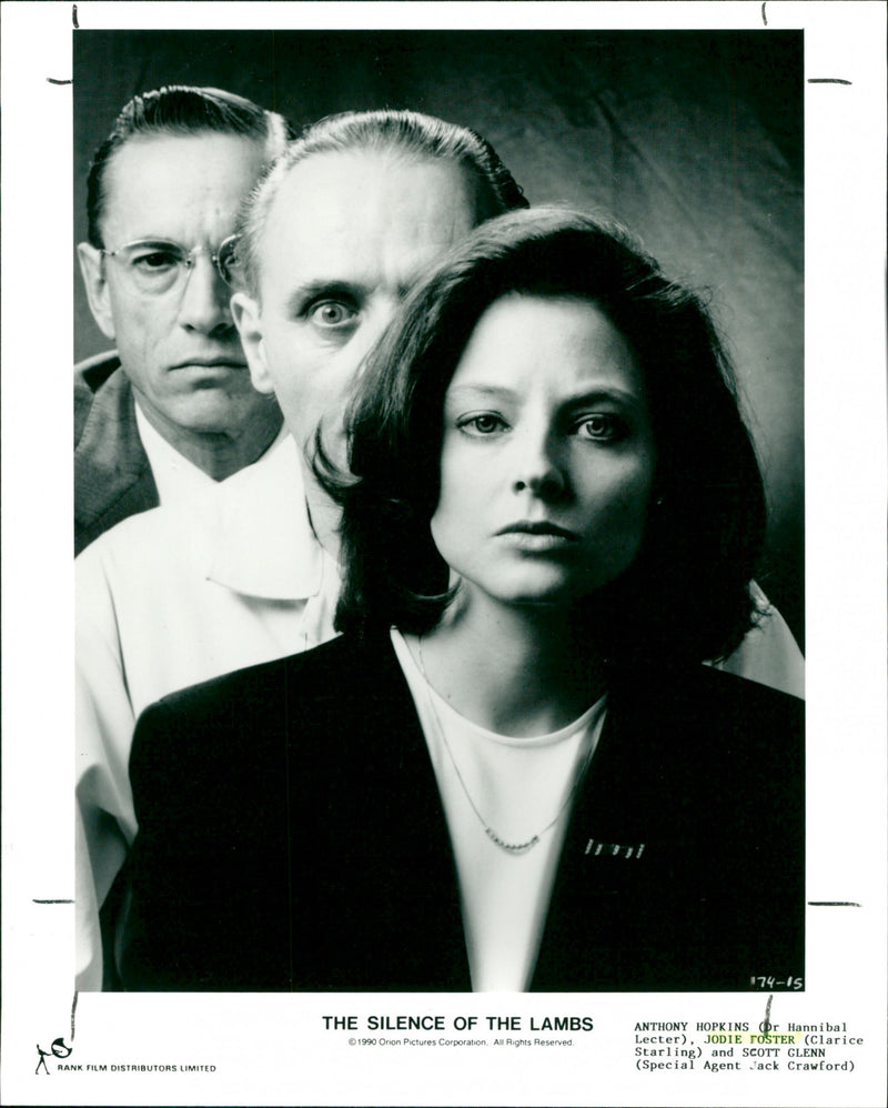 Jodie Foster and Anthony Hopkins - Vintage Photograph