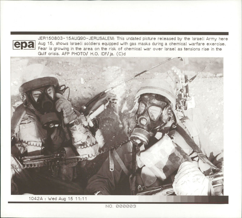 Gas Mask - Vintage Photograph