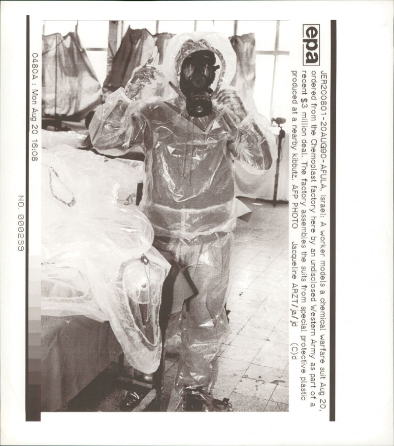 Gas Mask - Vintage Photograph