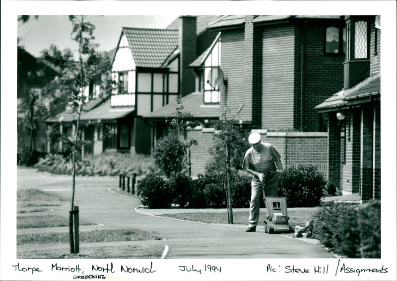 Gardening - Vintage Photograph