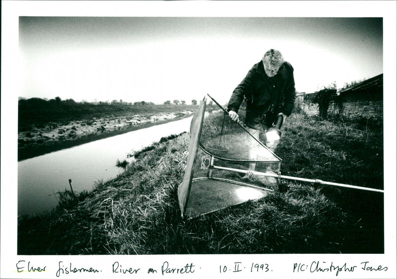 Elver Fisherman - Vintage Photograph