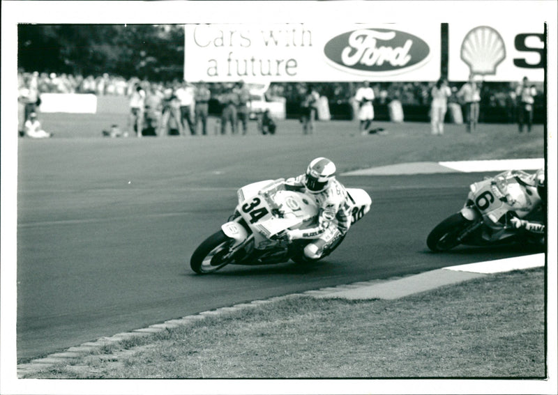 Motorbike Racing - Vintage Photograph